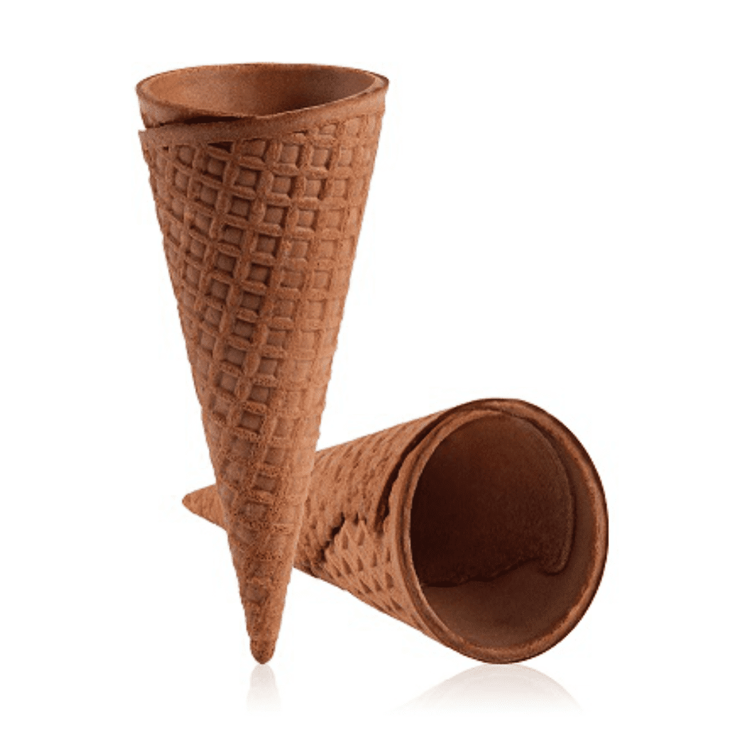 Cocoa Chocolate Waffle Small Sugar Cone